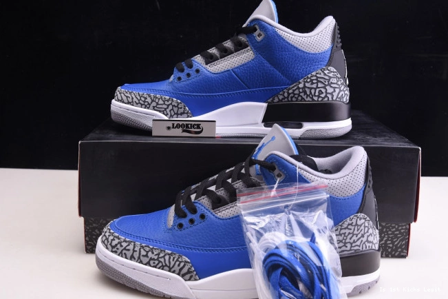 CT8532 3 Retro 'Varsity - Royal' Air Jordan 400 0810